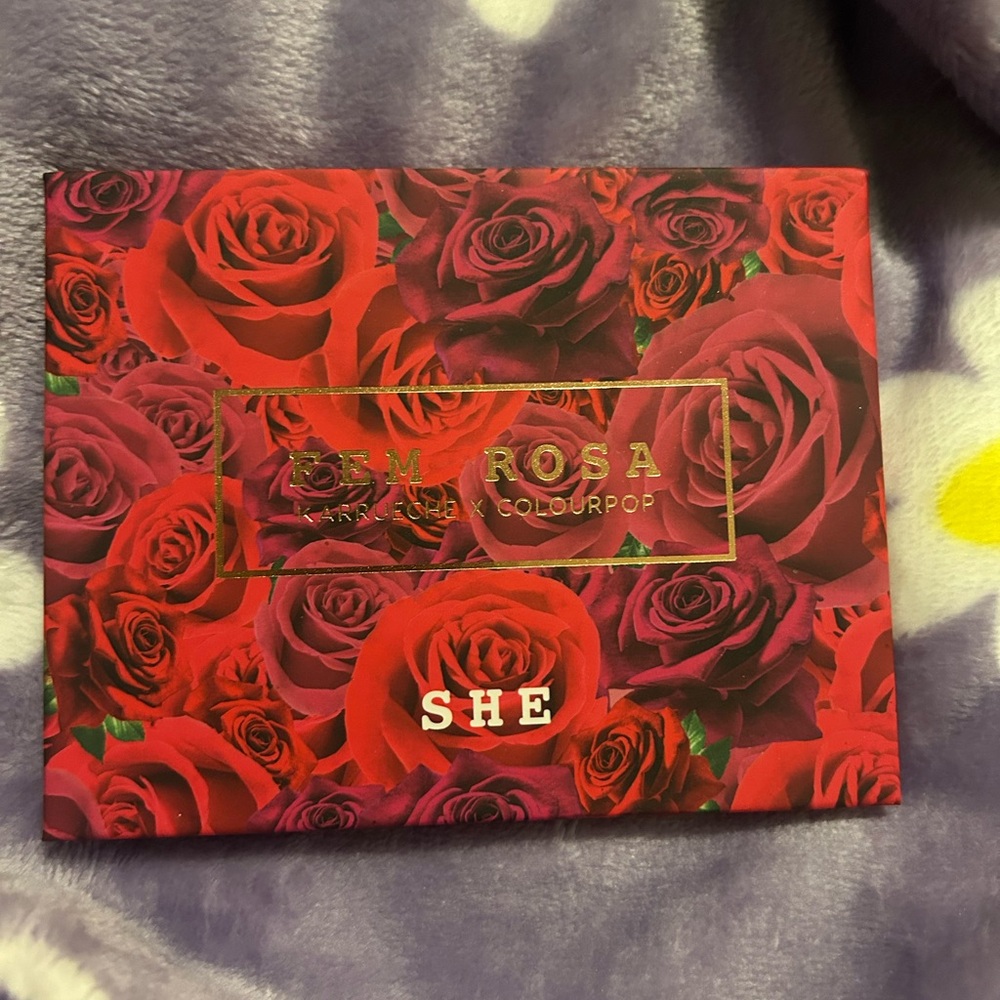 ColourPop Fem Rosa She Palette - Bold Red and Pink